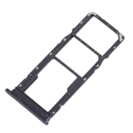 CARRELLO PORTA LETTORE DUAL SIM MICRO SD CARD READER SAMSUNG PER A055 A05 BLACK NERO