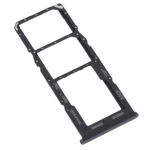 CARRELLO PORTA LETTORE DUAL SIM MICRO SD CARD READER SAMSUNG PER A136 A13 5G NERO BLACK