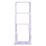 CARRELLO PORTA LETTORE DUAL SIM MICRO SD CARD READER PER SAMSUNG A22 5G A226B VIOLA PURPLE