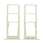 CARRELLO PORTA LETTORE DUAL SIM MICRO SD CARD READER PER SAMSUNG A24 4G A245F VERDE GREEN