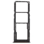 CARRELLO PORTA LETTORE DUAL SIM MICRO SD CARD READER PER SAMSUNG A32 4G A325F NERO BLACK