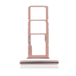 CARRELLO PORTA LETTORE DUAL SIM MICRO SD CARD READER PER SAMSUNG A71 A715F PINK ROSA