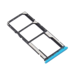 CARRELLO PORTA LETTORE SIM + MICRO SD CARD READER PER XIAOMI REDMI 9T VERDE GREEN