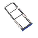 CARRELLO PORTA LETTORE SIM + MICRO SD CARD READER PER XIAOMI REDMI 8 / 8A BLU BLUE