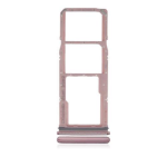 CARRELLO PORTA LETTORE DUAL SIM MICRO SD CARD READER PER SAMSUNG A9 2018 A920 ROSA PINK