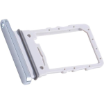 CARRELLO PORTA LETTORE DUAL SIM MICRO SD CARD READER PER SAMSUNG F731B Z FLIP 5 5G BIANCO ARGENTO SILVER