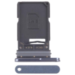 CARRELLO PORTA LETTORE DUAL SIM MICRO SD CARD READER PER SAMSUNG SM-S921B S24 / SM-S926B S24+ PLUS BLUE BLU