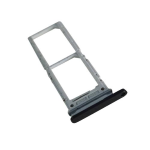 CARRELLO PORTA LETTORE DUAL SIM MICRO SD CARD READER PER SAMSUNG Z FOLD 5 F946 NERO BLACK
