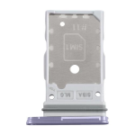 CARRELLO PORTA LETTORE DUAL SIM MICRO SD CARD READER PER SAMSUNG SM-S921B S24 / SM-S926B S24+ PLUS VIOLET PURPLE VIOLA
