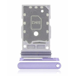 CARRELLO PORTA LETTORE DUAL SIM MICRO SD CARD READER SAMSUNG PER SM-S921B S24 / SM-S926B S24+ VIOLA VIOLET PURPLE