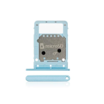 CARRELLO PORTA LETTORE DUAL SIM MICRO SD CARD READER SAMSUNG PER TAB S6 LITE P610 BLU BLUE