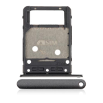 CARRELLO PORTA LETTORE DUAL SIM MICRO SD CARD READER SAMSUNG PER TAB S6 LITE P610 NERO BLACK
