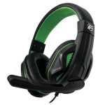 FENNER TECH CUFFIE GAMING SOUNDGAME + MICROFONO PC/CONSOLE GREEN