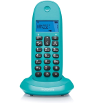 MOTOROLA C1001 C1LB+CORDLESS VIVAVOCE COLORE MENTA TURCHESE