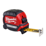 FLESSOMETRO SERIE PREMIUM - NASTRO MAGNETICO PROFESSIONALE 8 METRI CLASSE DI ACCURATEZZA 2 - MILWAUKEE