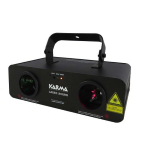 LASER ROSSO E VERDE DA 200MW KARMA 200RG