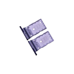 CARRELLO PORTA LETTORE DUAL SIM MICRO SD CARD READER SAMSUNG PER S918B S23 ULTRA 5G VIOLA PURPLE VIOLET