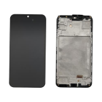 TOUCH SCREEN SCHERMO OLED PER SAMSUNG GALAXY A15 A155F A156B DISPLAY LCD CON FRAME NERO BLACK (FULL SIZE)