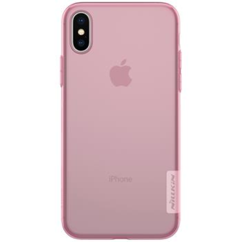 CUSTODIA Nillkin Nature originale TPU Protective cover Case iPhone X rosa