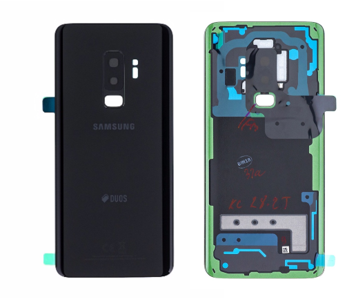 SCOCCA posteriore ORIGINALE per Samsung Galaxy S9+ PLUS G965F nero back cover copri batteria 