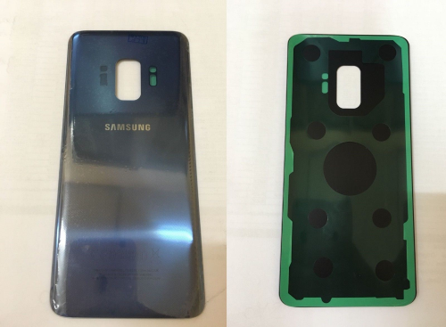 SCOCCA posteriore per Samsung Galaxy S9 G960F BLU back cover copri batteria 