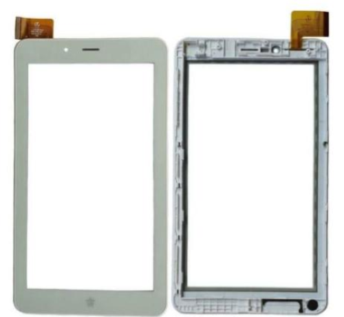 VETRINO touchscreen per MEDIACOM SMARTPAD IYO 7 M-SP7AY M-SP7BY  BIANCO vetro touch screen