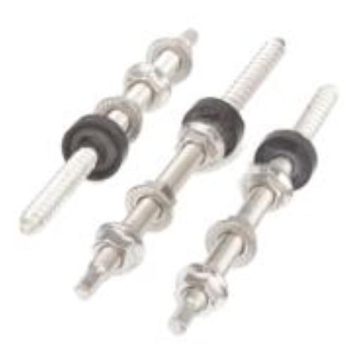 VITE DOPPIO FILETTO ASSEMBLATA CON DADI FLANGIATI E EPDM 7-M10X300-A2