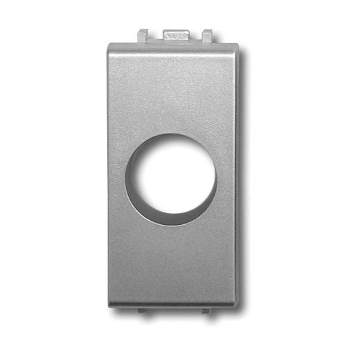 BT-LIGT ADATTATORE PER LA SERIE CIVILE BTICINO LIGHT TECH ® DI COLORE GRIGIO SCURO CON 1 FORO PER LE PRESE A 1 USCITA (SPI E SPF)