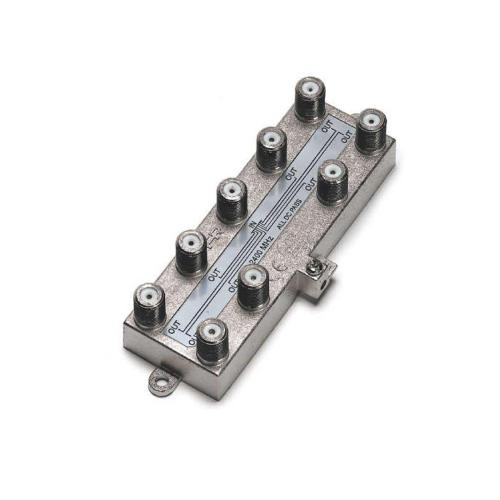 PA8 PARTITORE VERTICALE A 8 VIE CON CONNETTORE F IN BANDA TV E SATELLITE (5-2400MHZ)