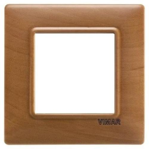 VIMAR PLANA - PLACCA 2M LEGNO PERO