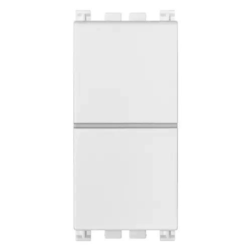 VIMAR ARKE - DUE PULSANTI INDIPEND. NO+NO 10A BIANCO