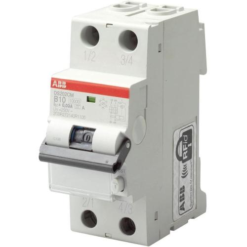 ABB DS202C INTERRUTTORE MAGNETOTERMICO DIFFERENZIALE 6KA 2P AC C20 30MA