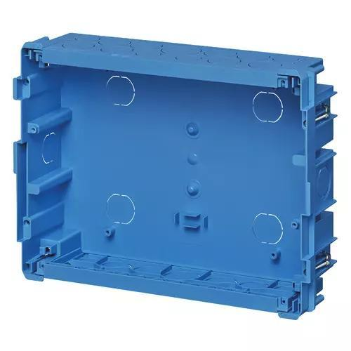 SCATOLA DA INCASSO PER CENTRALINO ESTETICO 12 MODULI PER PARETI LEGGERE - AZZURRO