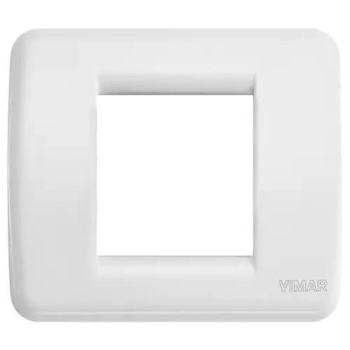 VIMAR IDEA - PLACCA RONDÒ 1-2M BIANCO BRILLANTE