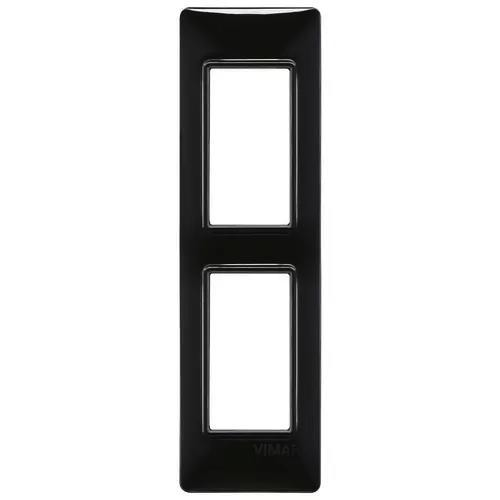 VIMAR PLANA - PLACCA 2M PANNELLI NERO