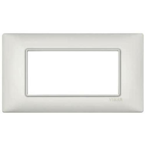 VIMAR PLANA - PLACCA 4M ARGENTO PERLATO