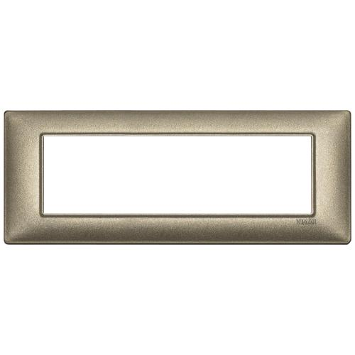 VIMAR PLANA - PLACCA 7M BRONZO METALLIZZATO