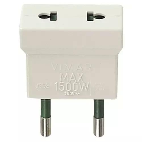 ADATTATORE S10 - USA+EU BIANCO