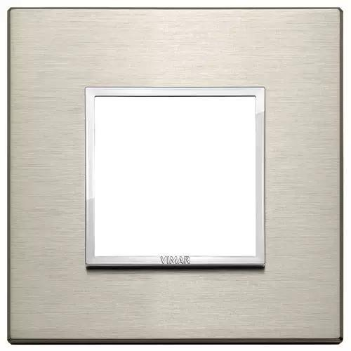 VIMAR EIKON - PLACCA 2M BRONZO CHIARO