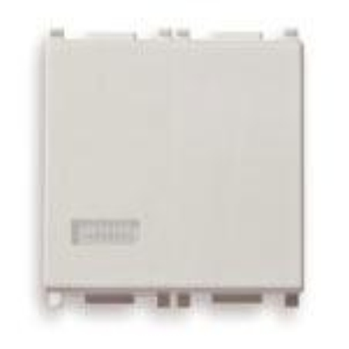 VIMAR PLANA - DEVIATORE 1P 10AX 2 VIE CON DIFFUSORE - 2MOD