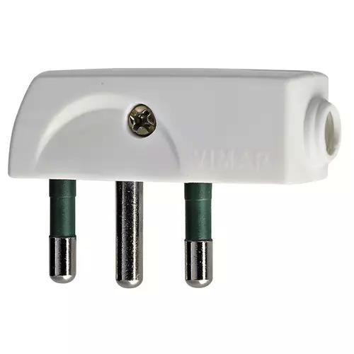 SPINA 2P+T 16A SPA17 90° BIANCO