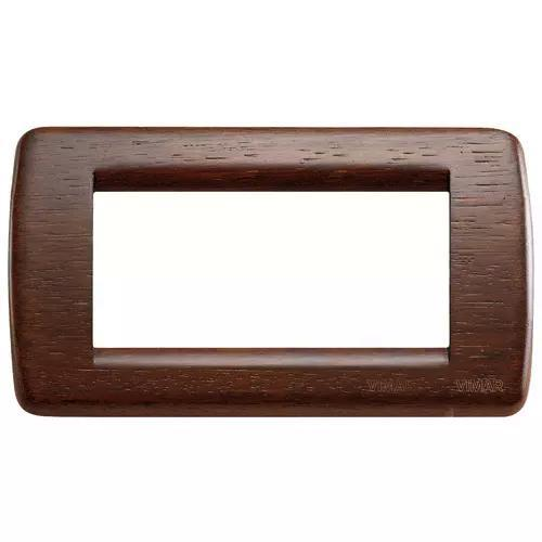VIMAR IDEA - RONDÒ PLACCA 4M LEGNO TEAK