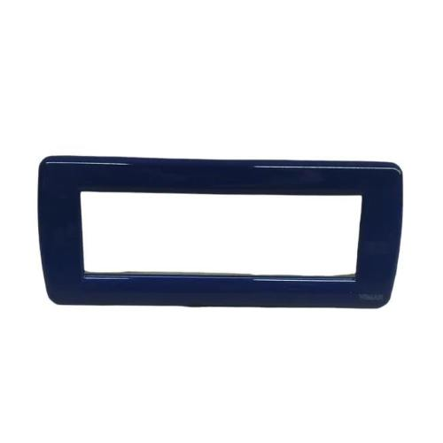 VIMAR IDEA - RONDO` PLACCA 6P METAL BLU COBALTO