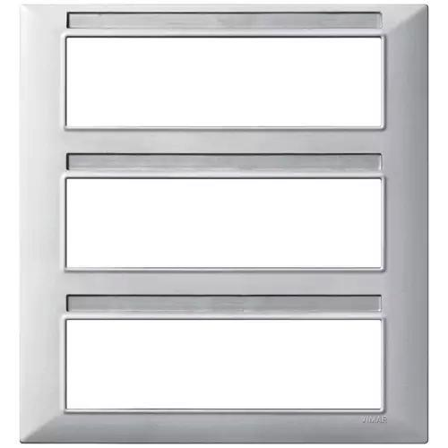 VIMAR PLANA - PLACCA 21M ARGENTO OPACO