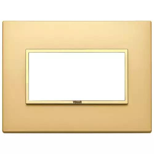 VIMAR EIKON - PLACCA 4M ORO SATINATO