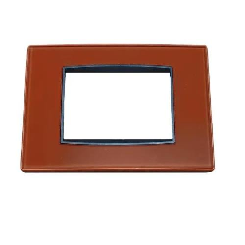 VIMAR EIKON - PLACCA CLASSIC 3M AMBRA ICE