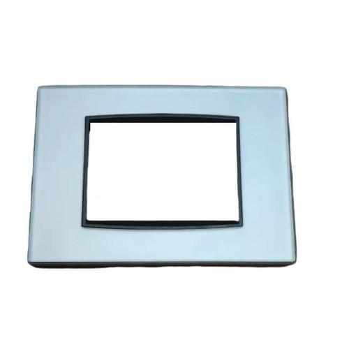 VIMAR EIKON - PLACCA CLASSIC 3M ARGENTO MIRROR