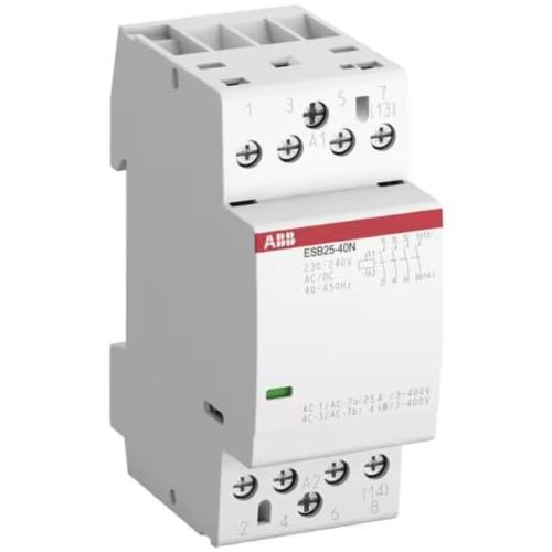 ABB CONTATTORE ESB 24-40 24V AC/DC CONT.MOD.4NA 24A
