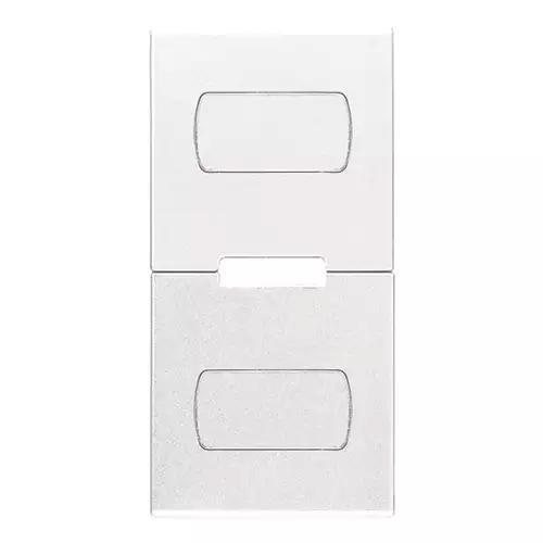 VIMAR EIKON - TASTO 1M PERS. PULS. BASCULANTI BIANCO