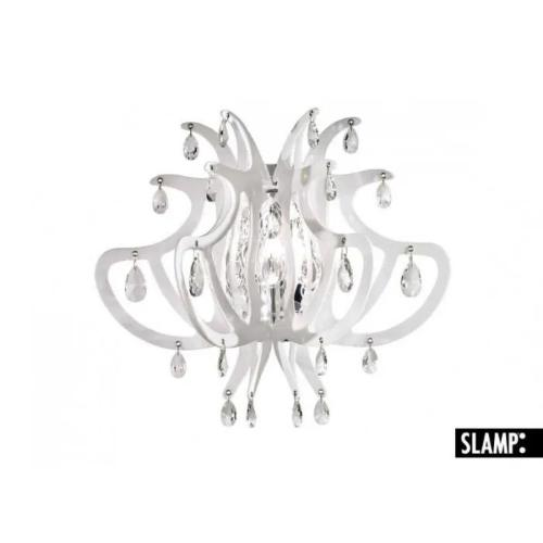APPLIQUE SLAMP LILLIBET MINI WALL WHITE (W.TRANSP.CRYSTALS) - PRODOTTO ESPOSIZIONE